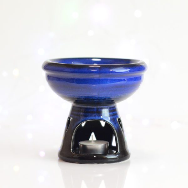 Big Bowl Blue Tealight Burner