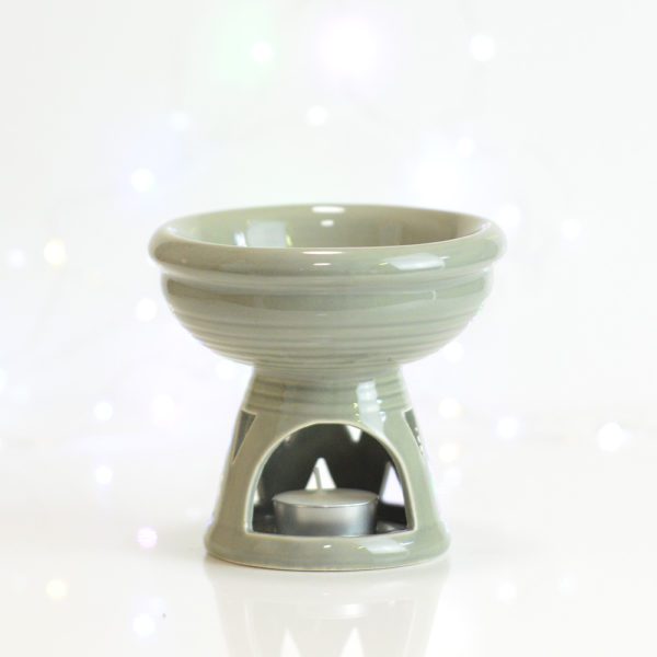 Big Bowl Grey Tealight Burner