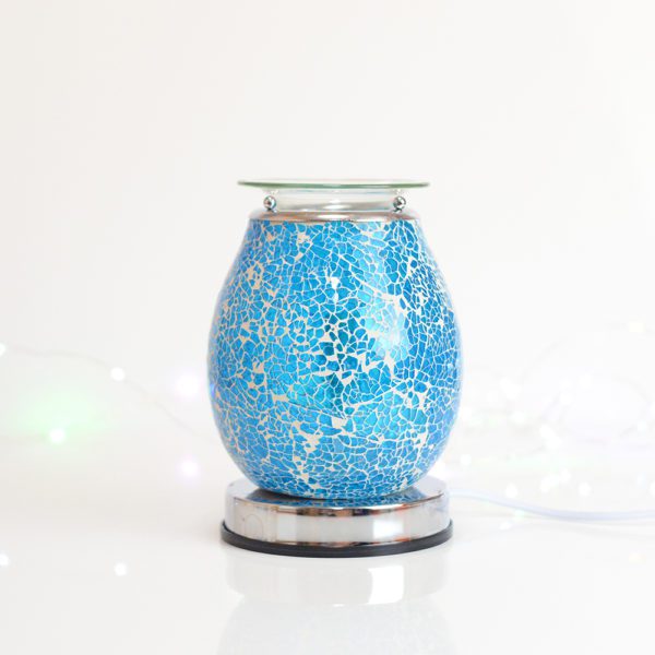 Crackle Blue Wax Warmer