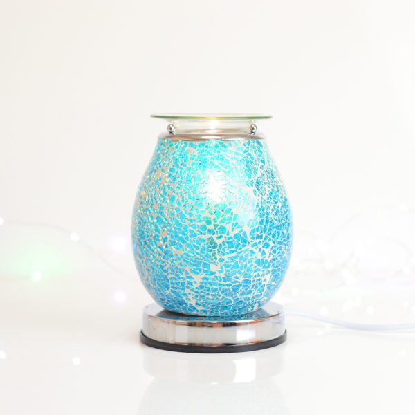 Crackle Blue Wax Warmer