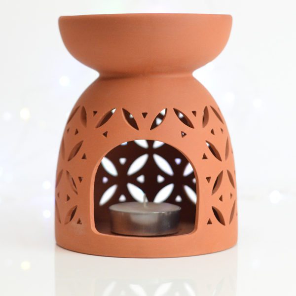 Giant Terracotta Tealight Burner