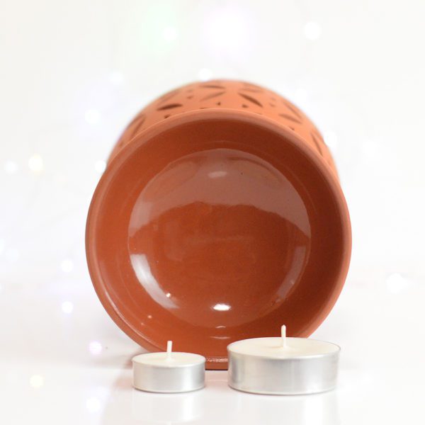 Giant Terracotta Tealight Burner