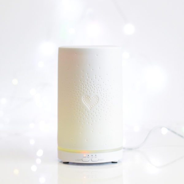 Heart White Aroma Humidifier