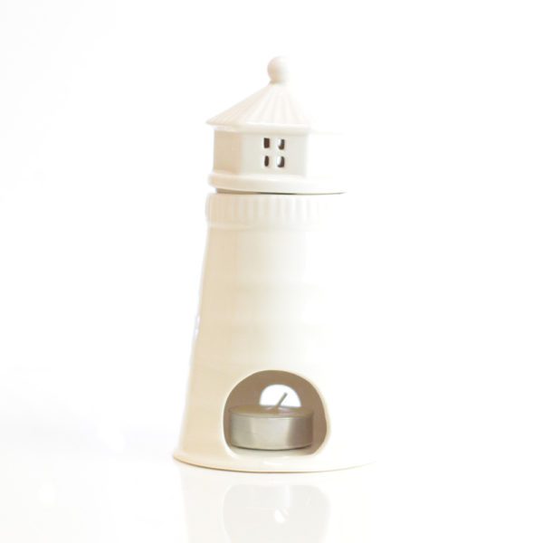 Lighthouse White Tealight Burner