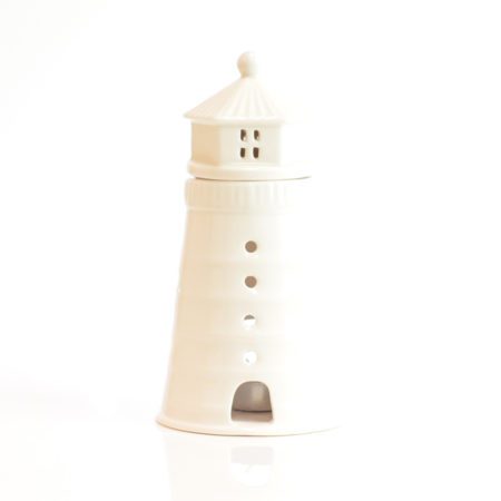 Lighthouse White Tealight Burner