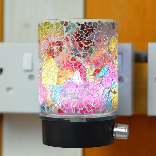 Mosaic Rainbow Plugin Wax Warmer