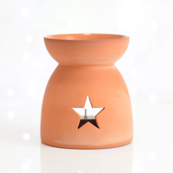 Terracotta Star Tealight Burner