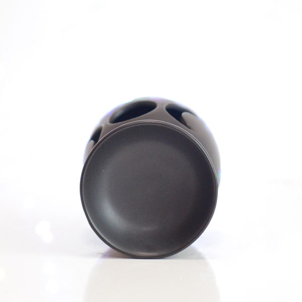 Triple Moon Black Tealight Burner